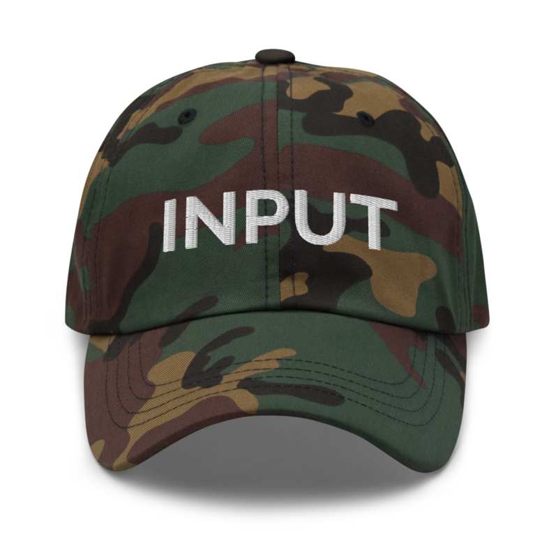 Input Hat - Green Camo