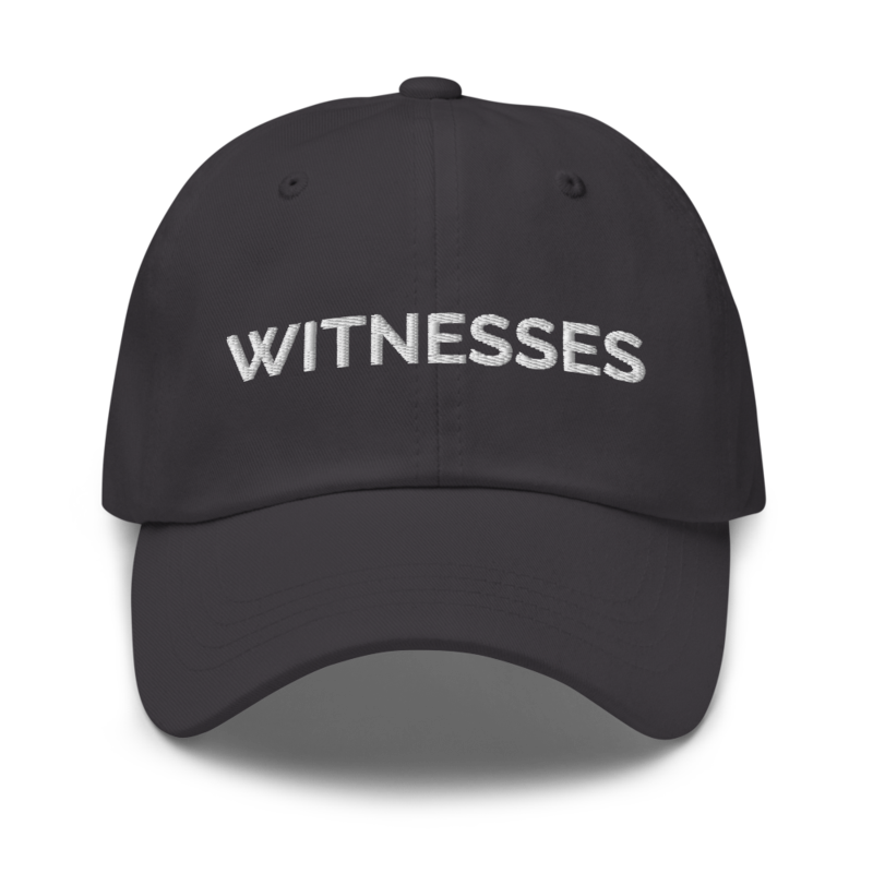 Witnesses Hat - Dark Grey
