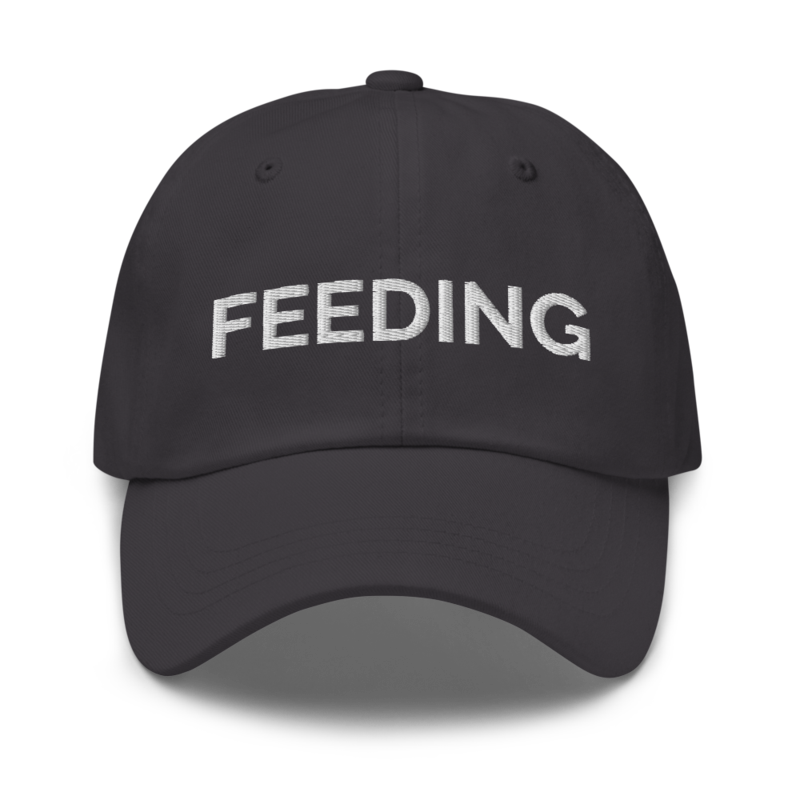 Feeding Hat - Dark Grey