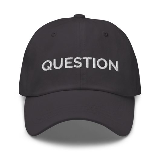 Question Hat - Dark Grey