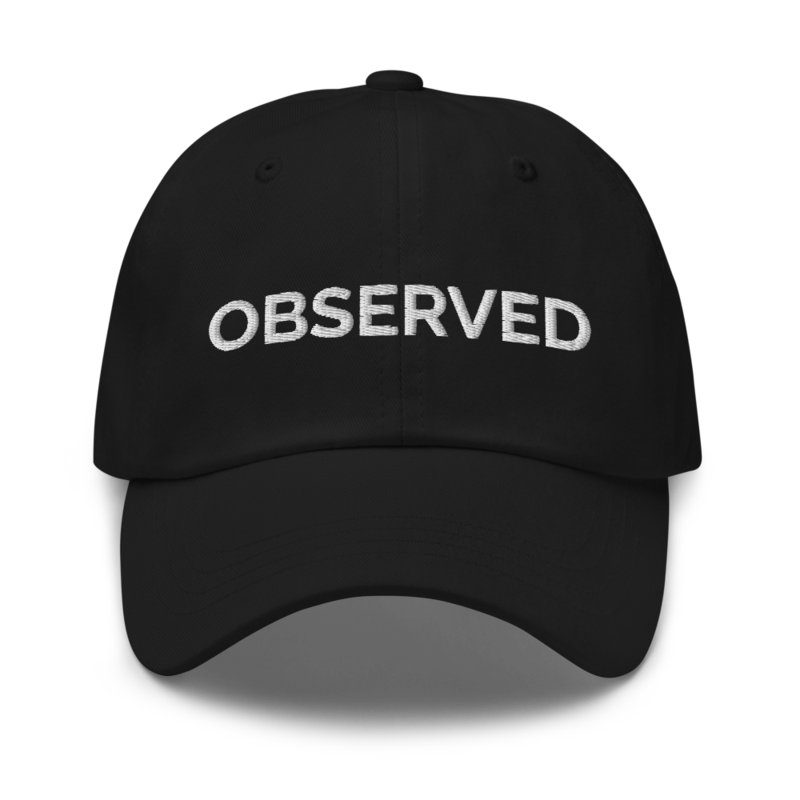Observed Hat - Black