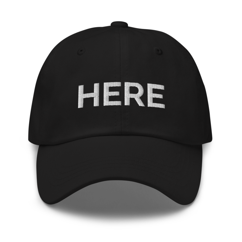 Here Hat - Black