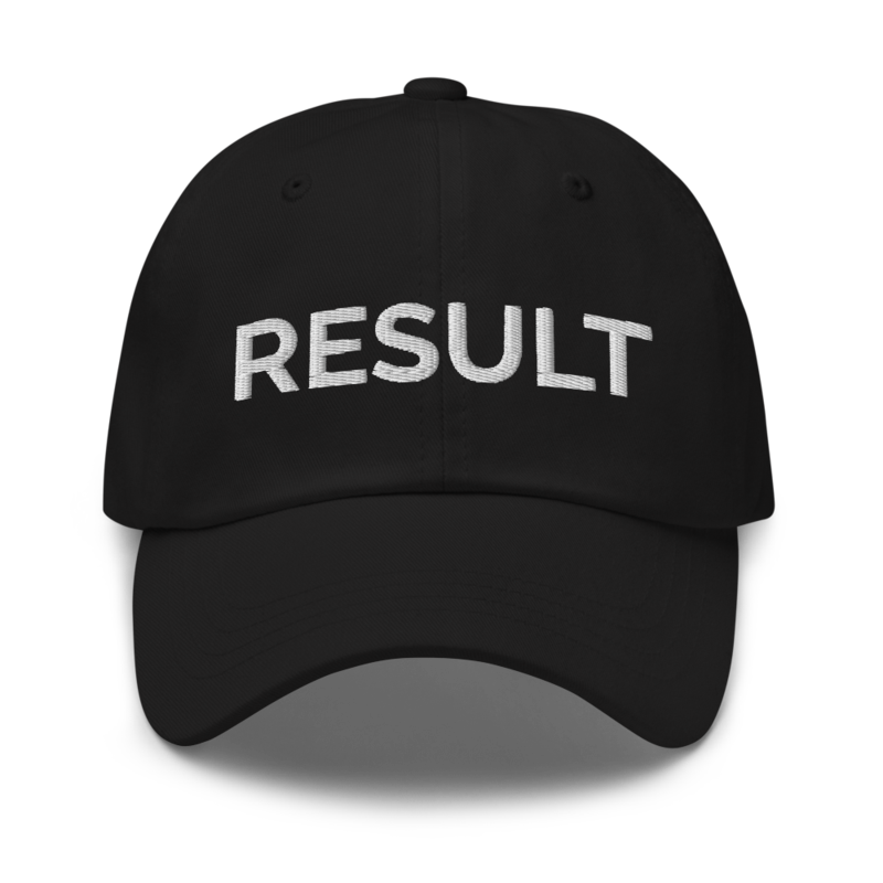 Result Hat - Black