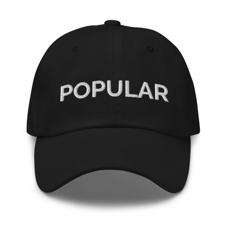 Popular Hat - Black