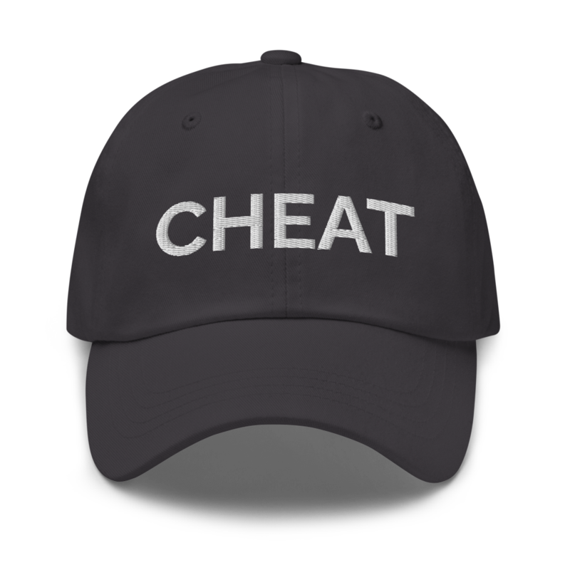 Cheat Hat - Dark Grey