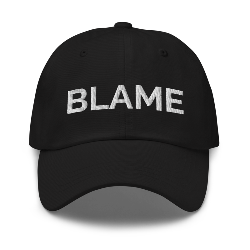 Blame Hat - Black