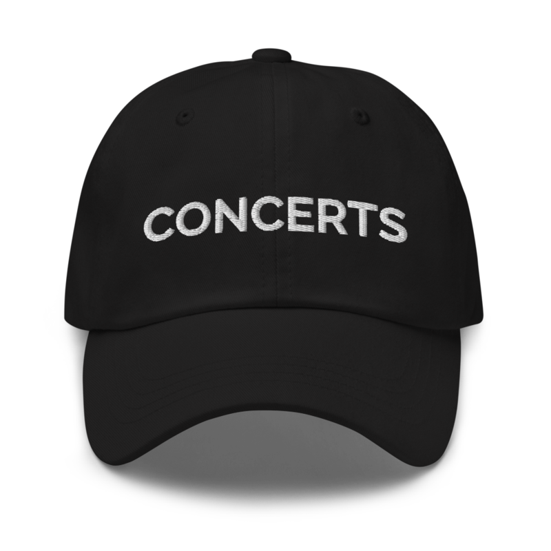 Concerts Hat - Black