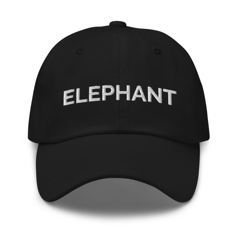 Elephant Hat - Black