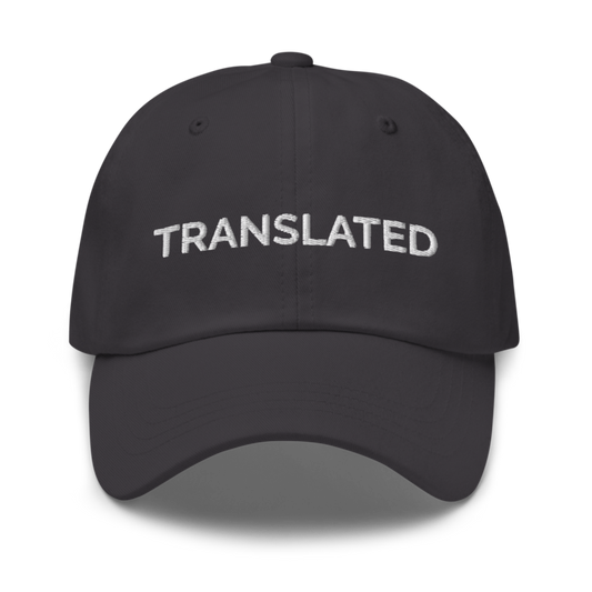 Translated Hat - Dark Grey