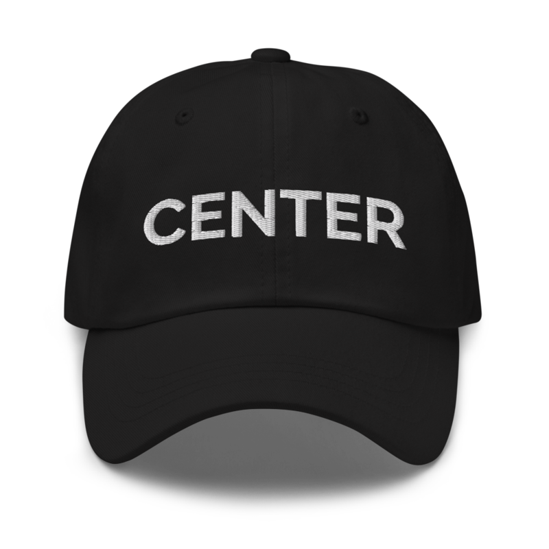 Center Hat - Black