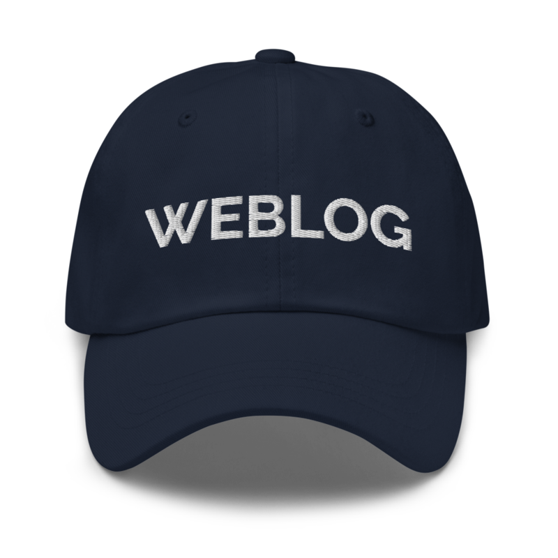 Weblog Hat - Navy