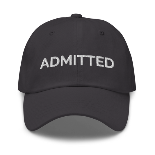 Admitted Hat - Dark Grey