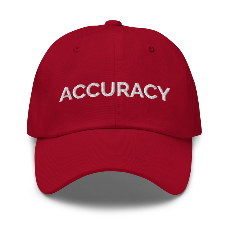 Accuracy Hat - Cranberry