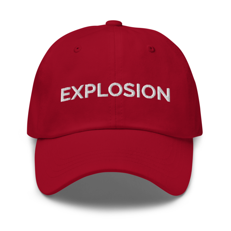 Explosion Hat - Cranberry