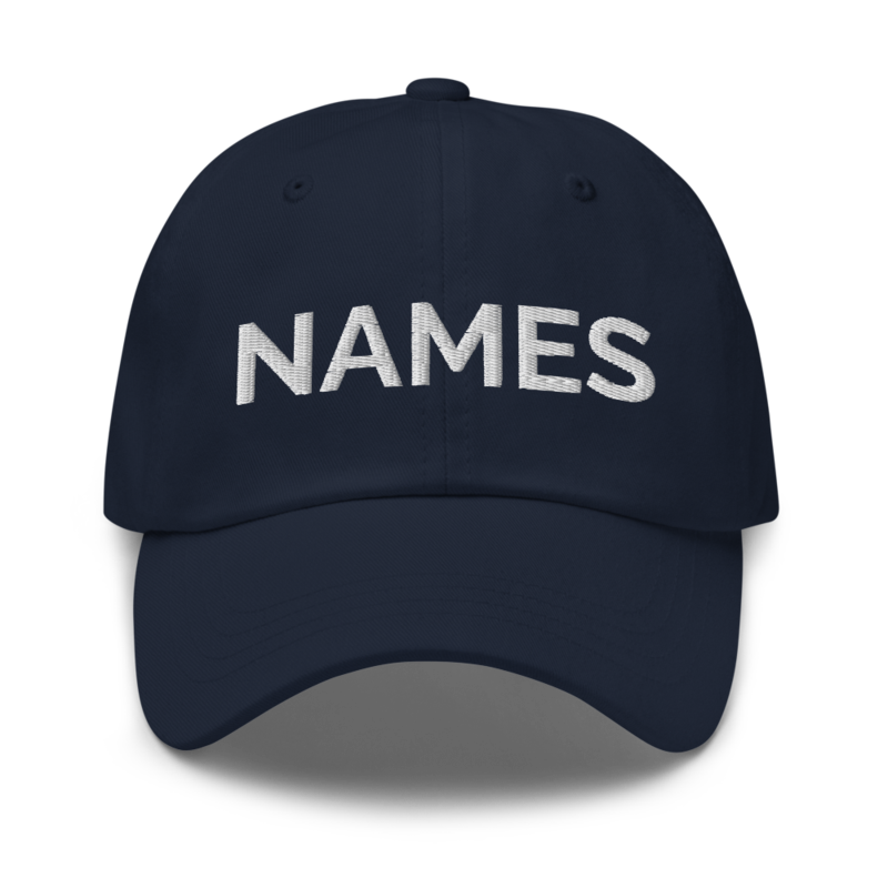 Names Hat - Navy