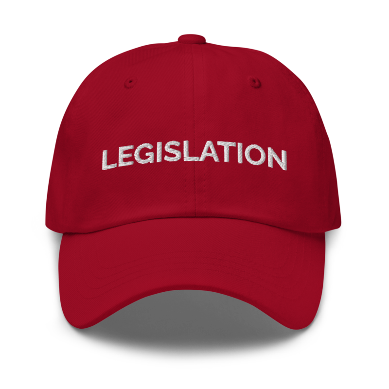 Legislation Hat - Cranberry