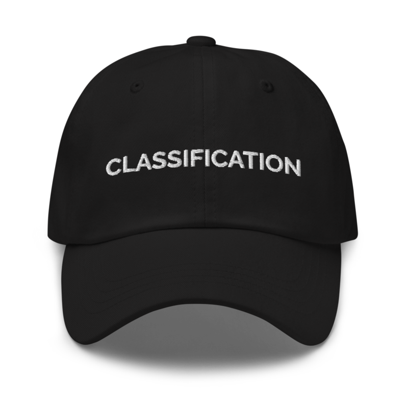Classification Hat - Black