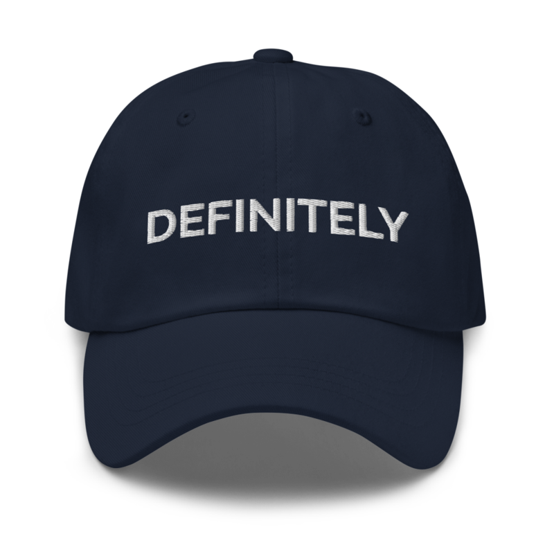 Definitely Hat - Navy