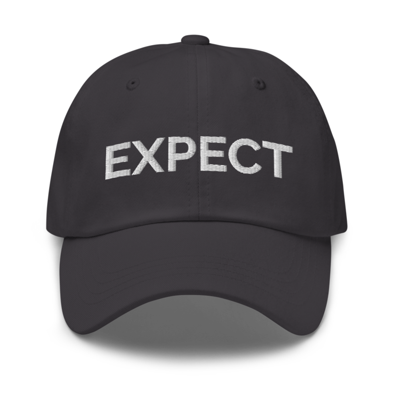 Expect Hat - Dark Grey