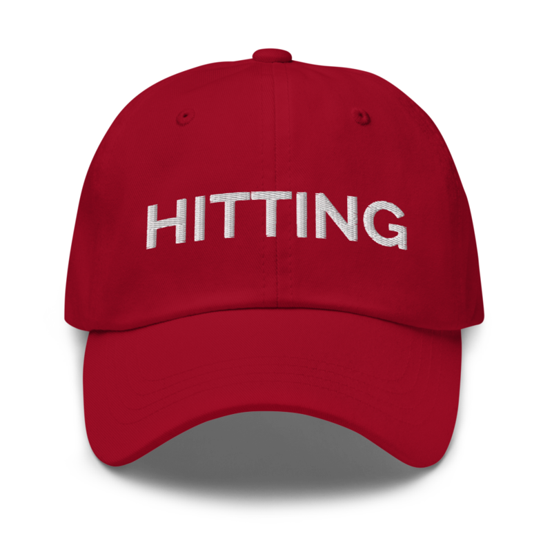 Hitting Hat - Cranberry