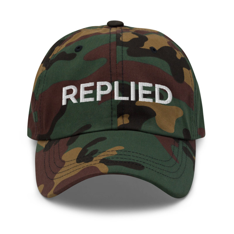 Replied Hat - Green Camo