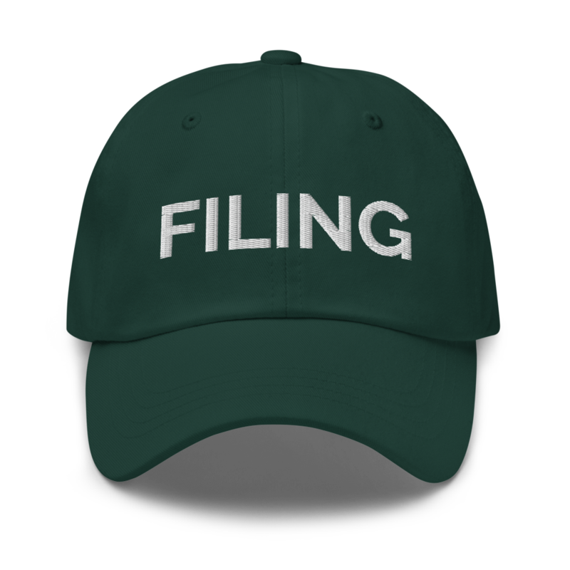 Filing Hat - Spruce