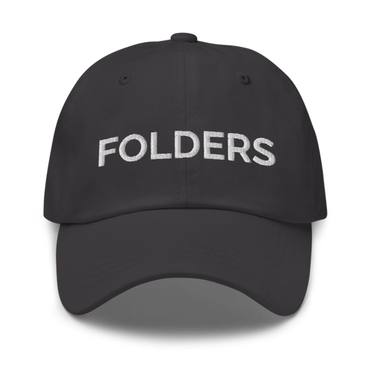 Folders Hat - Dark Grey