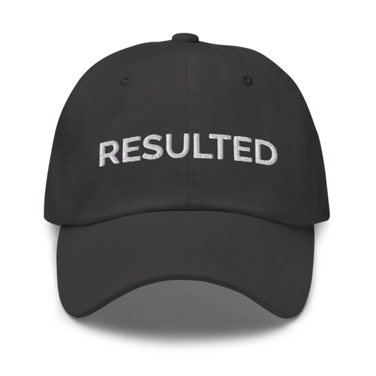 Resulted Hat - Dark Grey