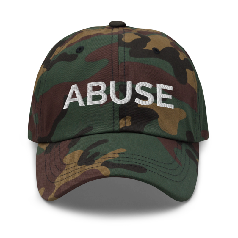 Abuse Hat - Green Camo