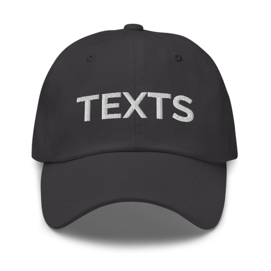 Texts Hat - Dark Grey