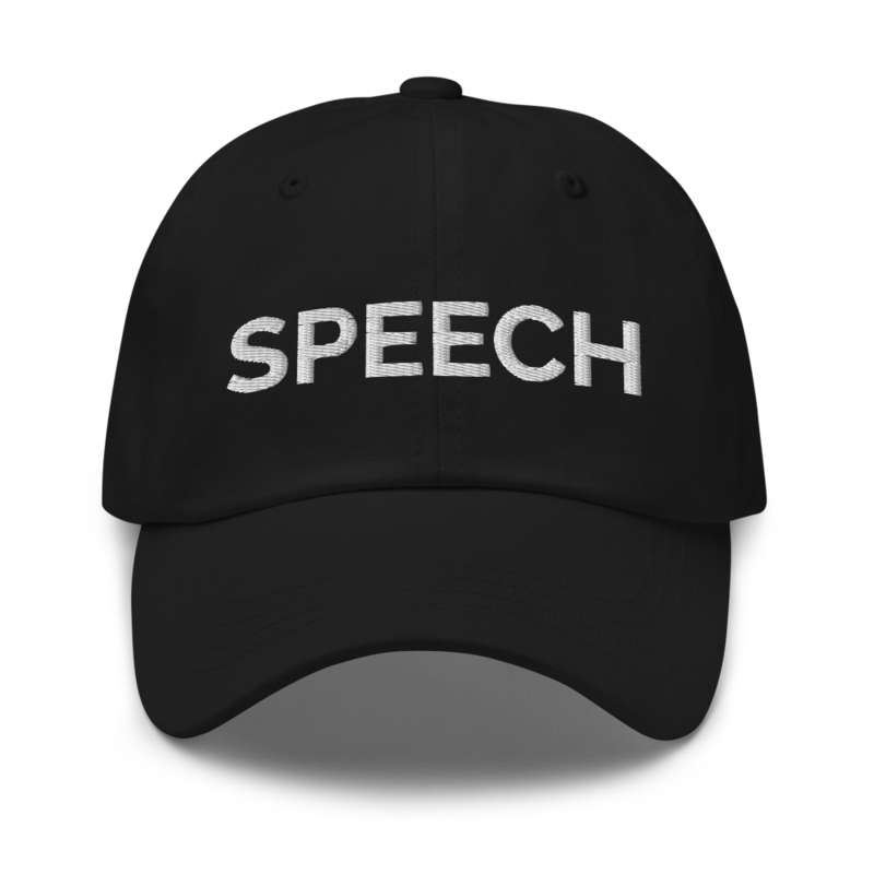 Speech Hat - Black