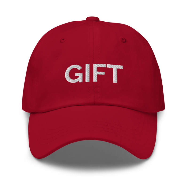 Gift Hat - Cranberry