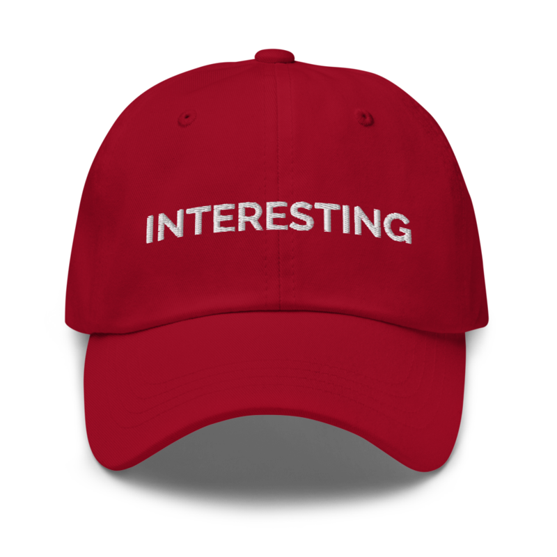 Interesting Hat - Cranberry