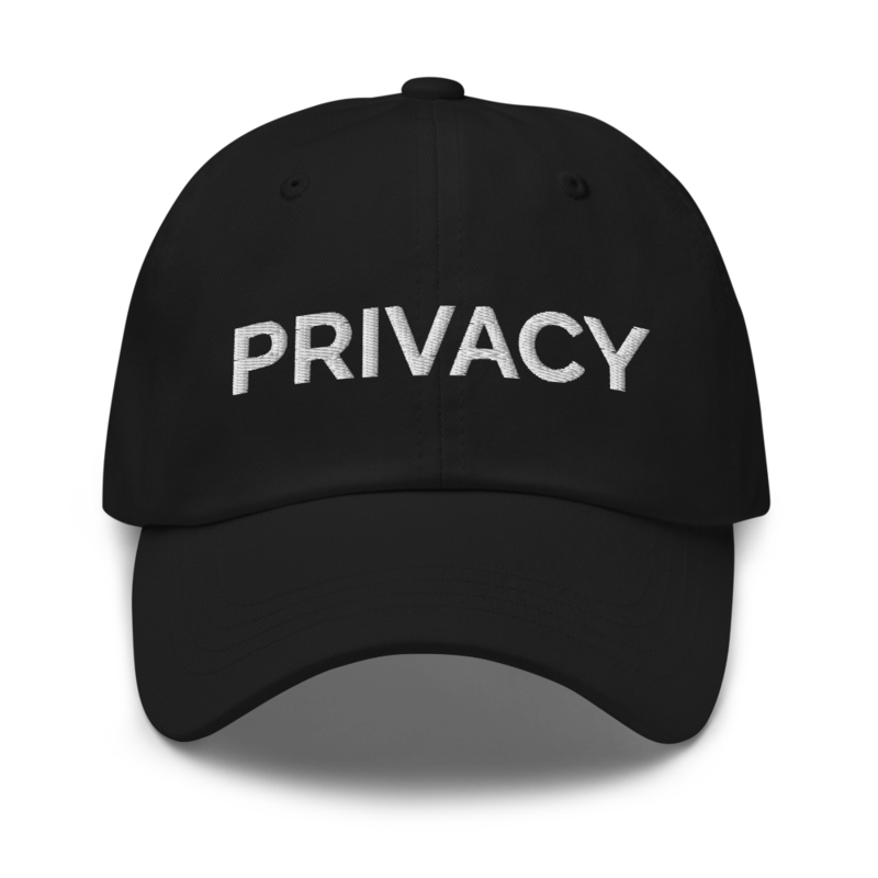 Privacy Hat - Black