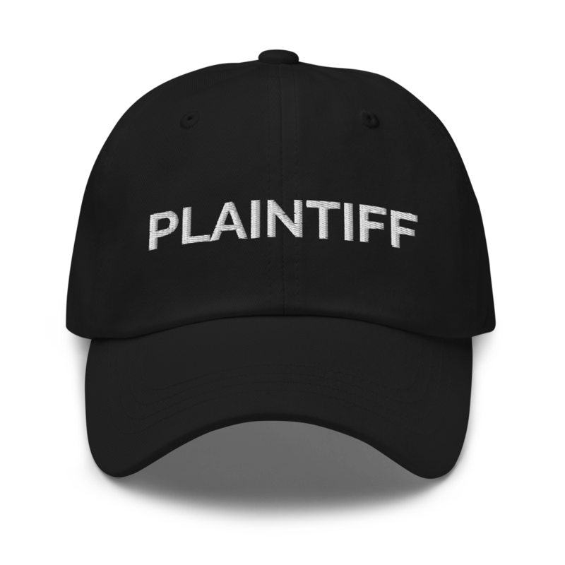 Plaintiff Hat - Black