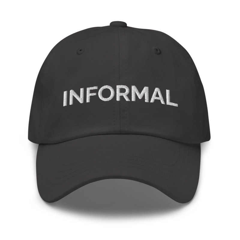 Informal Hat - Dark Grey