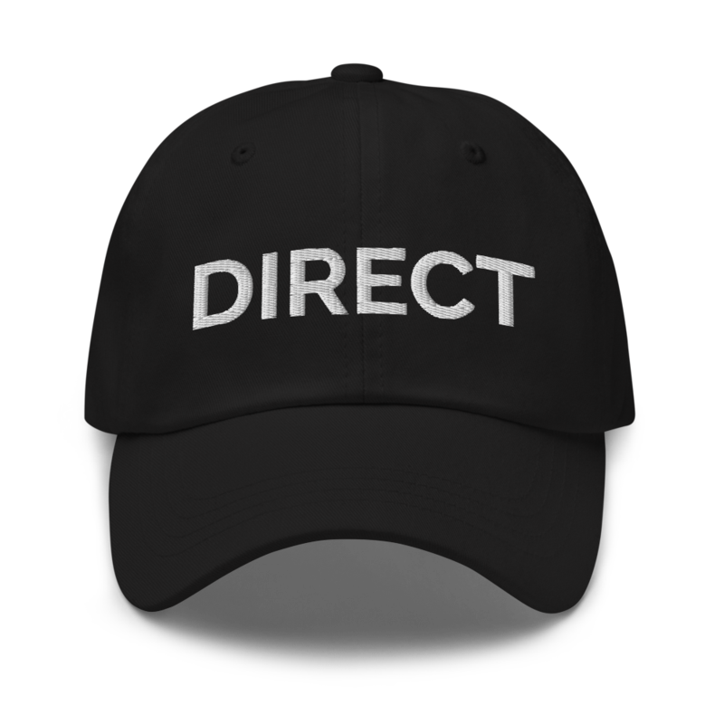 Direct Hat - Black