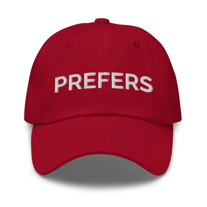 Prefers Hat - Cranberry