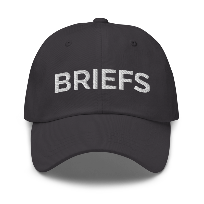 Briefs Hat - Dark Grey