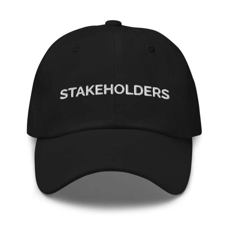 Stakeholders Hat - Black