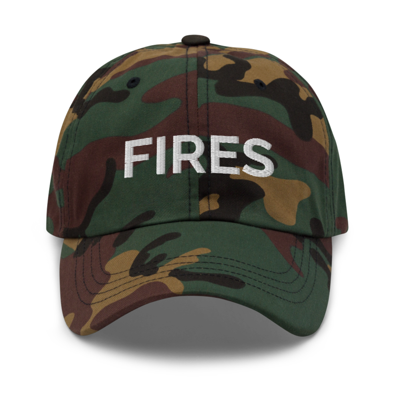 Fires Hat - Green Camo