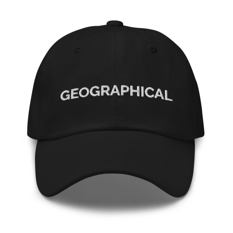 Geographical Hat - Black