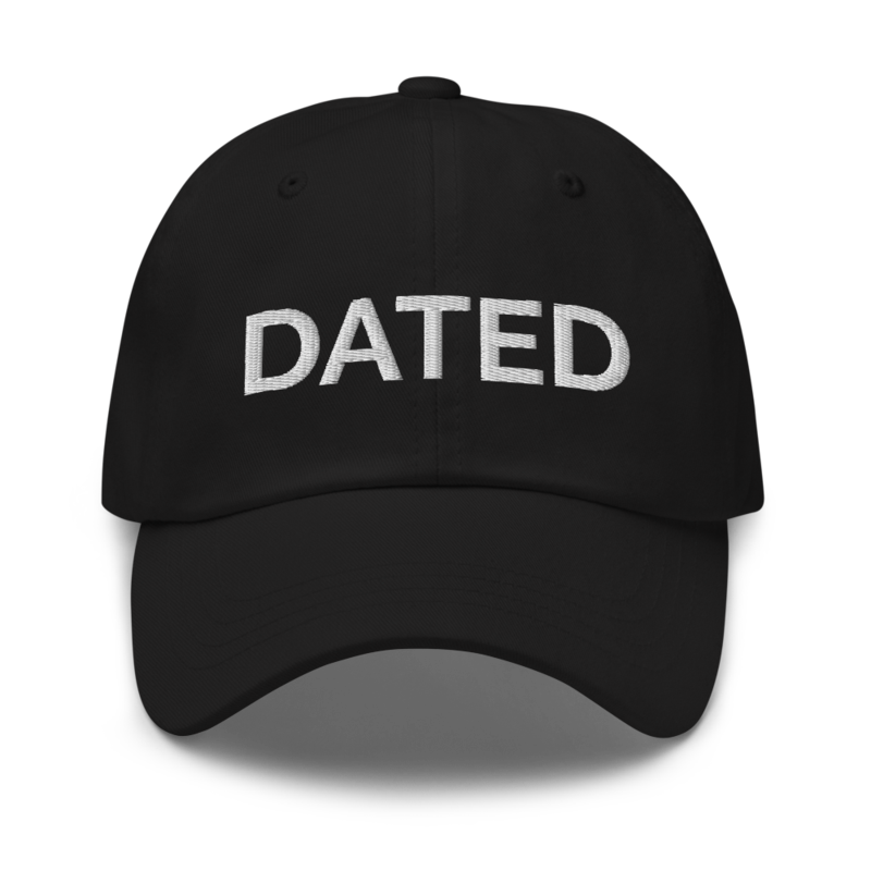 Dated Hat - Black