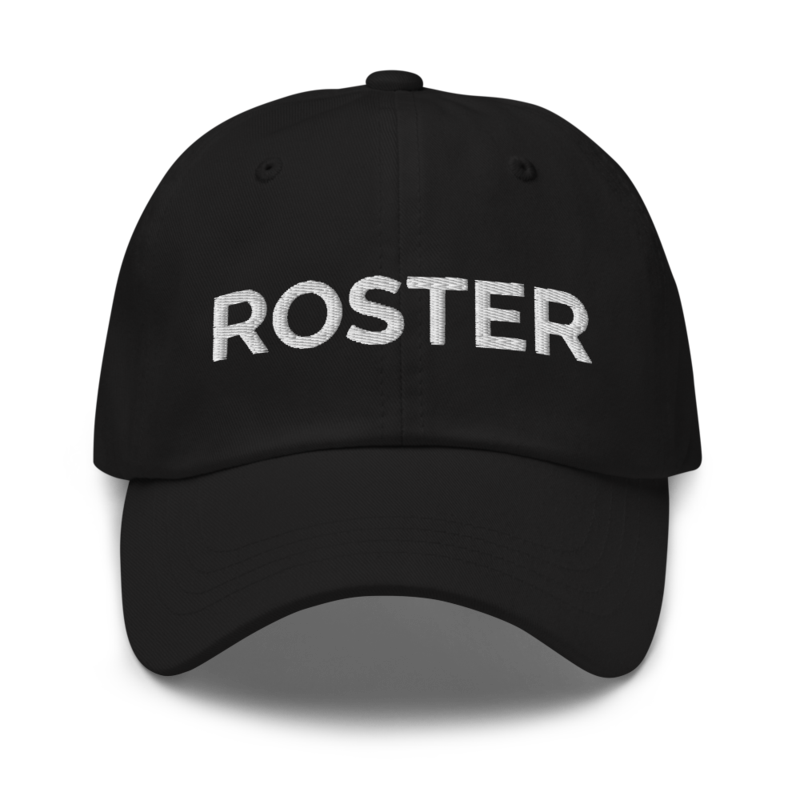 Roster Hat - Black