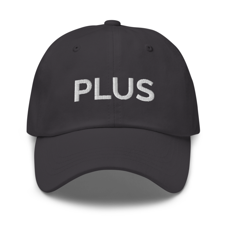 Plus Hat - Dark Grey