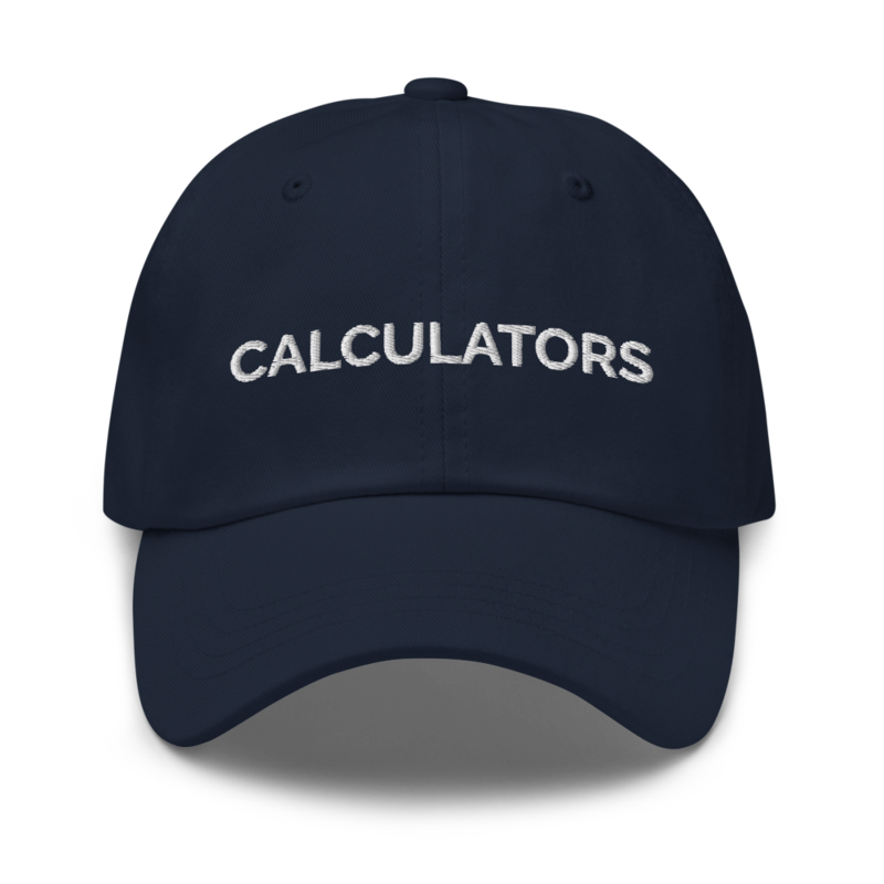 Calculators Hat - Navy