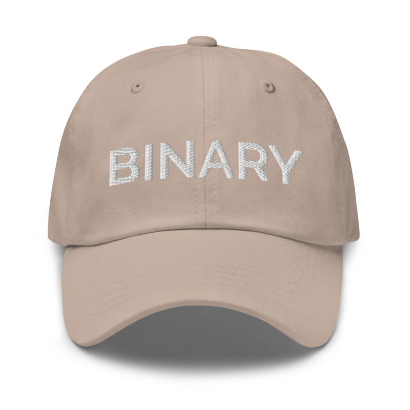 Binary Hat - Stone