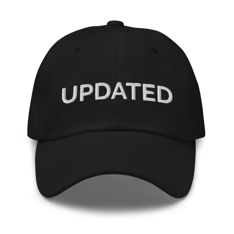 Updated Hat - Black