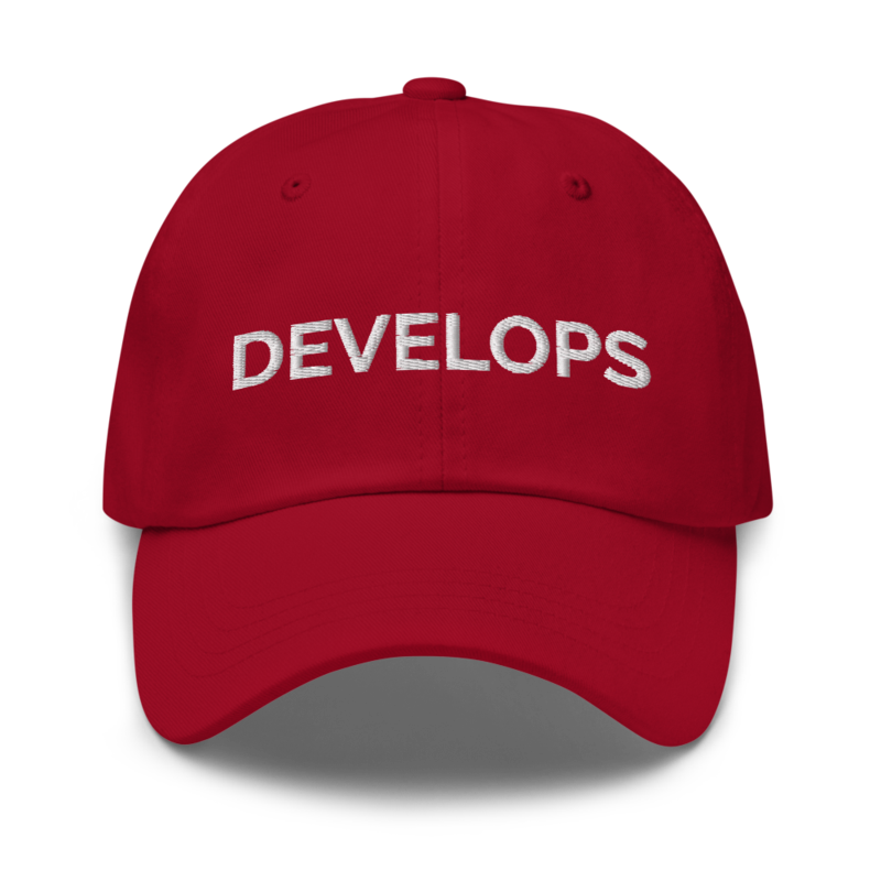 Develops Hat - Cranberry