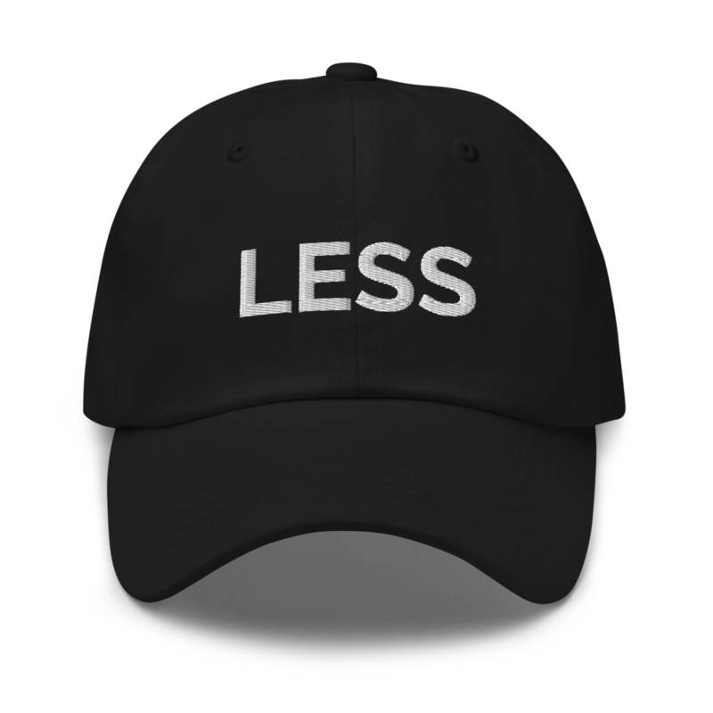 Less Hat - Black